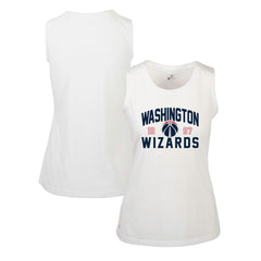 White Washington Wizards Levelwear Women's Macy Tank Top | NBA