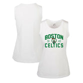 White Boston Celtics Levelwear Women's Macy Tank Top | NBA