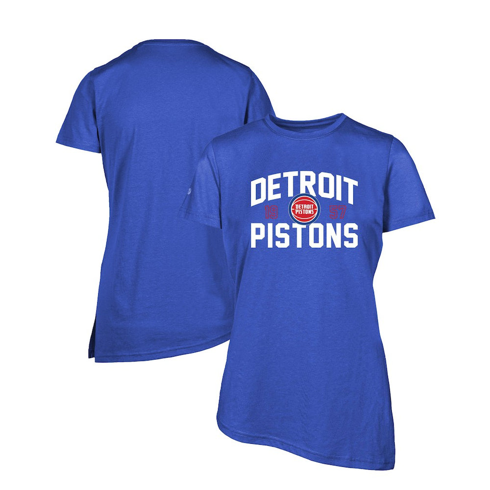 Blue Detroit Pistons Levelwear Women's Birch T-Shirt sale | NBA