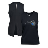 Black Orlando Magic Levelwear Women's Paisley Core V-Neck Tank Top | NBA