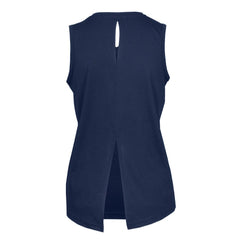 Navy Minnesota Timberwolves Levelwear Women's Paisley Core V-Neck Tank Top | NBA