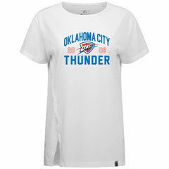 White Oklahoma City Thunder Levelwear Women's Influx T-Shirt | NBA