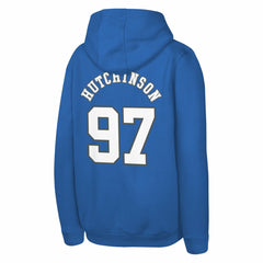 Detroit Lions Aidan Hutchinson Youth Mainliner Player Name & Number Pullover Hoodie | NFL Online