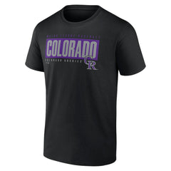 Colorado Rockies Blocked Out T-Shirt - MLB T-shirts