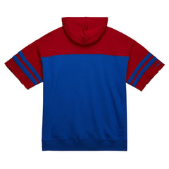 New England Patriots Off Field Vintage Logo Short Sleeve Pullover Hoodie | NFL US