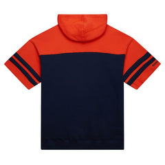 Chicago Bears Off Field Vintage Logo Short Sleeve Pullover Hoodie | NFL Discount