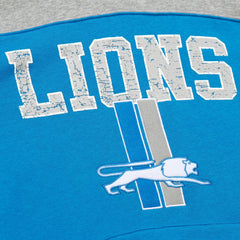 Detroit Lions Off Field Vintage Logo Short Sleeve Pullover Hoodie | NFL Outlet