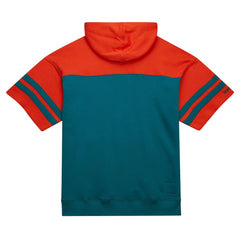 Miami Dolphins Off Field Vintage Logo Short Sleeve Pullover Hoodie | NFL Sale