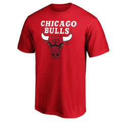Red Chicago Bulls Global Logo T-Shirt sale | NBA