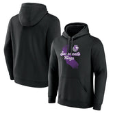 Black Sacramento Kings Pick & Roll Coverage Pullover Hoodie | NBA