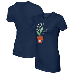 Houston Astros Tiny Turnip Women's Lilies and Ladybugs T-Shirt - MLB T-shirts