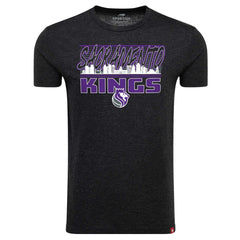 Heather Black Sacramento Kings Sportiqe Unisex Comfy Super Soft Tri-Blend T-Shirt | NBA