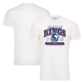 White Sacramento Kings Sportiqe Unisex Bingham Super Soft T-Shirt | NBA