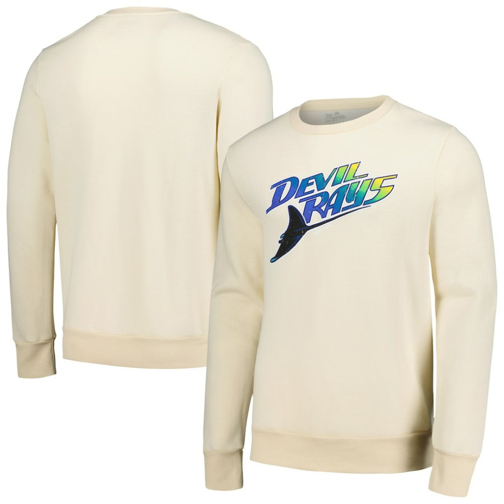Tampa Bay Rays Majestic Threads Fleece Pullover Sweatshirt - MLB Pullover