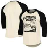 San Francisco Giants Majestic Threads Raglan 3/4-Sleeve T-Shirt - MLB T-shirts