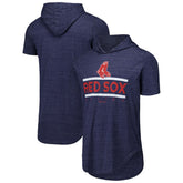 Boston Red Sox Majestic Threads Tri-Blend Hoodie T-Shirt - MLB Hoodies