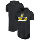 Pittsburgh Pirates Majestic Threads Tri-Blend Hoodie T-Shirt - MLB Hoodies