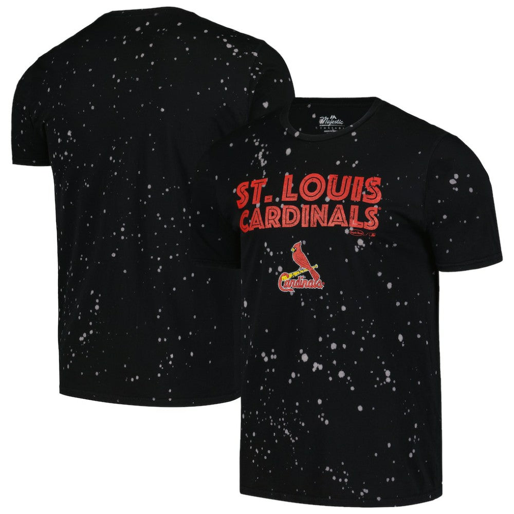 St. Louis Cardinals Majestic Threads Splatter T-Shirt - MLB T-shirts
