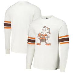 Cleveland Browns '47 Gridiron Throwback Premier Brex Long Sleeve T-Shirt | NFL Hot