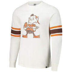 Cleveland Browns '47 Gridiron Throwback Premier Brex Long Sleeve T-Shirt | NFL Hot