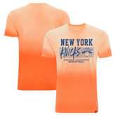 Orange New York Knicks Sportiqe Unisex Bingham Sun-Fade T-Shirt | NBA