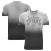 Black San Antonio Spurs Sportiqe Unisex Bingham Sun-Fade T-Shirt | NBA