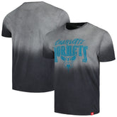 Black Charlotte Hornets Sportiqe Unisex Bingham Sun-Fade T-Shirt | NBA