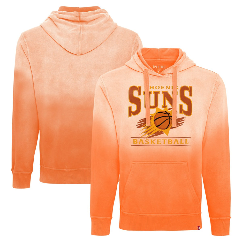 Orange Phoenix Suns Sportiqe Unisex Blake Sun-Fade Pullover Hoodie | NBA