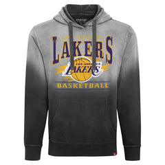 Black Los Angeles Lakers Sportiqe Unisex Blake Sun-Fade Pullover Hoodie | NBA
