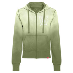 Olive Boston Celtics Sportiqe Women's Carli Sun Fade Full-Zip Hoodie | NBA