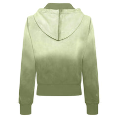 Olive Boston Celtics Sportiqe Women's Carli Sun Fade Full-Zip Hoodie | NBA
