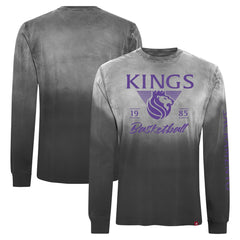 Black Sacramento Kings Sportiqe Unisex Mohave Sun-Dipped Long Sleeve T-Shirt | NBA