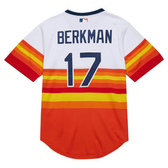 Lance Berkman Houston Astros Mitchell & Ness 2004 Cooperstown Collection Authentic Throwback Jersey - MLB Jerseys