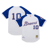 Chipper Jones Atlanta Braves Mitchell & Ness 2004 Cooperstown Collection Authentic Throwback Jersey - MLB Jerseys