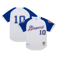 Chipper Jones Atlanta Braves Mitchell & Ness 2004 Cooperstown Collection Authentic Throwback Jersey - MLB Jerseys