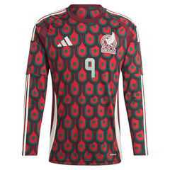 Raul Jimenez Mexico National Team 2024 Home Replica Player Long Sleeve Jersey