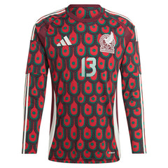 Guillermo Ochoa Mexico National Team 2024 Home Replica Player Long Sleeve Jersey