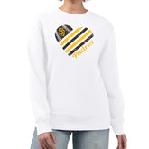San Diego Padres G-III 4Her by Carl Banks Women's Heart Logo Fleece Pullover Sweatshirt - MLB Pullover