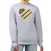 San Diego Padres G-III 4Her by Carl Banks Women's Heart Logo Fleece Pullover Sweatshirt - MLB Pullover
