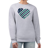 Seattle Mariners G-III 4Her by Carl Banks Women's Heart Logo Fleece Pullover Sweatshirt - MLB Pullover