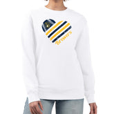 Milwaukee Brewers G-III 4Her by Carl Banks Women's Heart Logo Fleece Pullover Sweatshirt - MLB Pullover