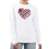 Arizona Diamondbacks G-III 4Her by Carl Banks Women's Heart Logo Fleece Pullover Sweatshirt - MLB Pullover