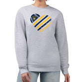 Milwaukee Brewers G-III 4Her by Carl Banks Women's Heart Logo Fleece Pullover Sweatshirt - MLB Pullover