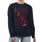 Cleveland Guardians G-III 4Her by Carl Banks Women's Love Team Logo Fleece Pullover Sweatshirt - MLB Pullover