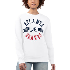 Atlanta Braves G-III 4Her by Carl Banks Women's Team Logo Fleece Pullover Sweatshirt - MLB Pullover