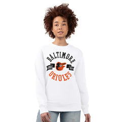 Baltimore Orioles G-III 4Her by Carl Banks Women's Team Logo Fleece Pullover Sweatshirt - MLB Pullover