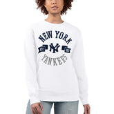 New York Yankees G-III 4Her by Carl Banks Women's Team Logo Fleece Pullover Sweatshirt - MLB Pullover