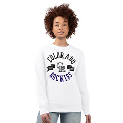 Colorado Rockies G-III 4Her by Carl Banks Women's Team Logo Fleece Pullover Sweatshirt - MLB Pullover