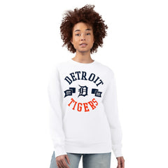 Detroit Tigers G-III 4Her by Carl Banks Women's Team Logo Fleece Pullover Sweatshirt - MLB Pullover