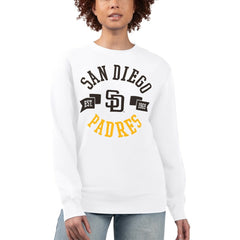 San Diego Padres G-III 4Her by Carl Banks Women's Team Logo Fleece Pullover Sweatshirt - MLB Pullover